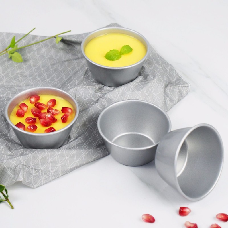 Simple Pudding Cup Muffin Cake Mold Set - 4 Pieces Simple Pudding Cup Muffin Cake Mold Set - 4 Pieces