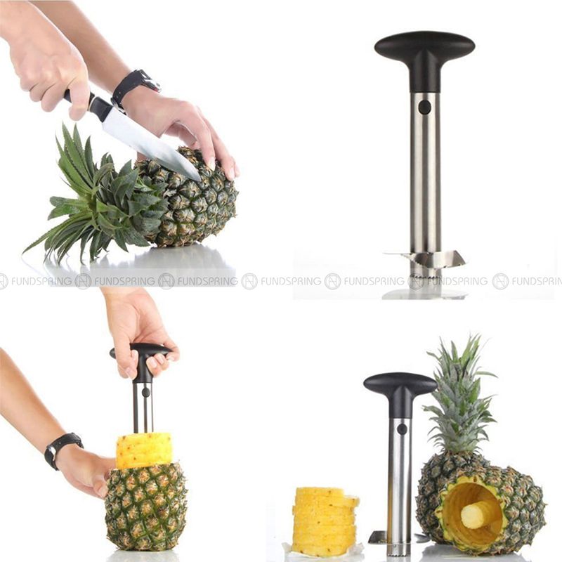 Stainless Steel Rotary Pineapple Corer Pineapple Peeling Core Puller Stainless Steel Rotary Pineapple Corer Pineapple Peeling Core Puller