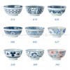 Blue and White Ceramic Bowl Under Glazed Japan Style 6" Bowl Set of 4 Blue and White Ceramic Bowl Under Glazed Japan Style 6" Bowl Set of 4