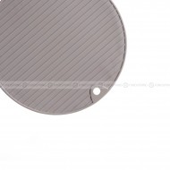 Food Grade Silicone Pad Striped Grey Silicone Dining Table Insulation Mat Food Grade Silicone Pad Striped Grey Silicone Dining Table Insulation Mat