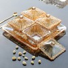 Glass Elegance: Dried Fruit & Nuts Crystal Jar Set with Lid - Stylish Storage Tank
