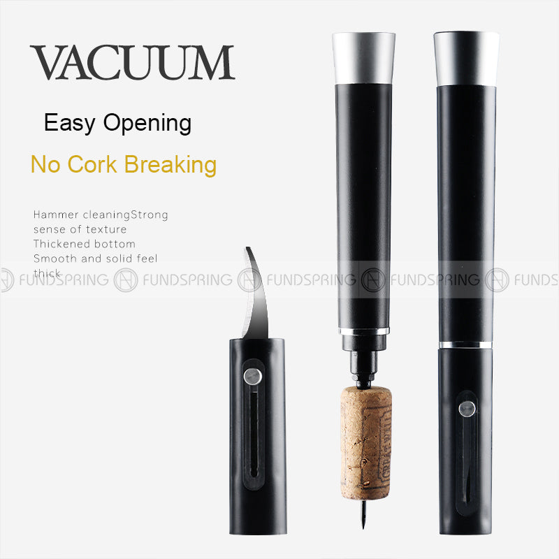 Air Pressure Wine Tool Waiters Corkscrew Opener and Foil Cutter Air Pressure Wine Tool Waiters Corkscrew Opener and Foil Cutter
