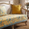 Dream Noah Sofa Cushion Yellow Velvet Non-slip Cushion Universal Sofa Cover