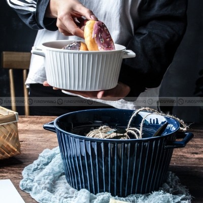 Nordic Tableware Vertical Stripes Dinnerware Ceramic Bowls Plates Nordic Tableware Vertical Stripes Dinnerware Ceramic Bowls Plates