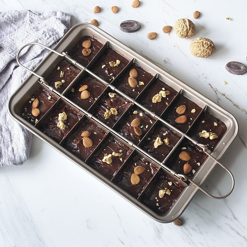SolidBake Non-Stick Cake Mold: Thickened Bottom Brownie Pan – Precision Baking Tool SolidBake Non-Stick Cake Mold: Thickened Bottom Brownie Pan – Precision Baking Tool