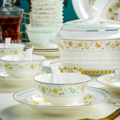 Youth Hand-made Tableware Set Ceramic Dinnerware Set 48-Piece Youth Hand-made Tableware Set Ceramic Dinnerware Set 48-Piece