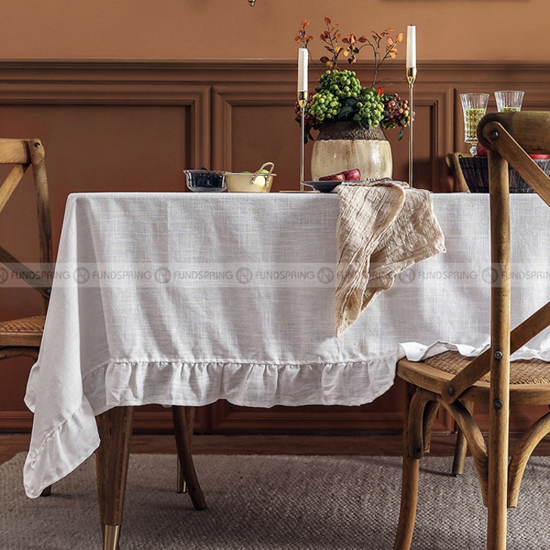 Polperro Tablecloth Lotus Leaf Table Cover Pastoral Table Clothes Polperro Tablecloth Lotus Leaf Table Cover Pastoral Table Clothes