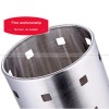 Stainless Steel Draining Cutlery Holder Round Flatware Storage Stand Stainless Steel Draining Cutlery Holder Round Flatware Storage Stand