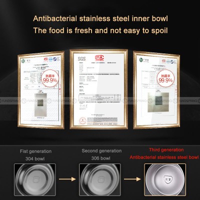 Portable Stainless Steel Insulated Lunch Box Compartmentalized Pot Portable Stainless Steel Insulated Lunch Box Compartmentalized Pot