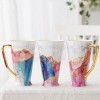 European Bone China Mug: Large-capacity Ceramic Cup With Lid And Spoon European Bone China Mug: Large-capacity Ceramic Cup With Lid And Spoon