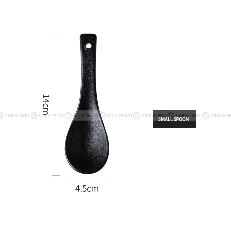 Frosted Tableware Black Ceramic Dinnerware Untensils Bowls Plates Frosted Tableware Black Ceramic Dinnerware Untensils Bowls Plates