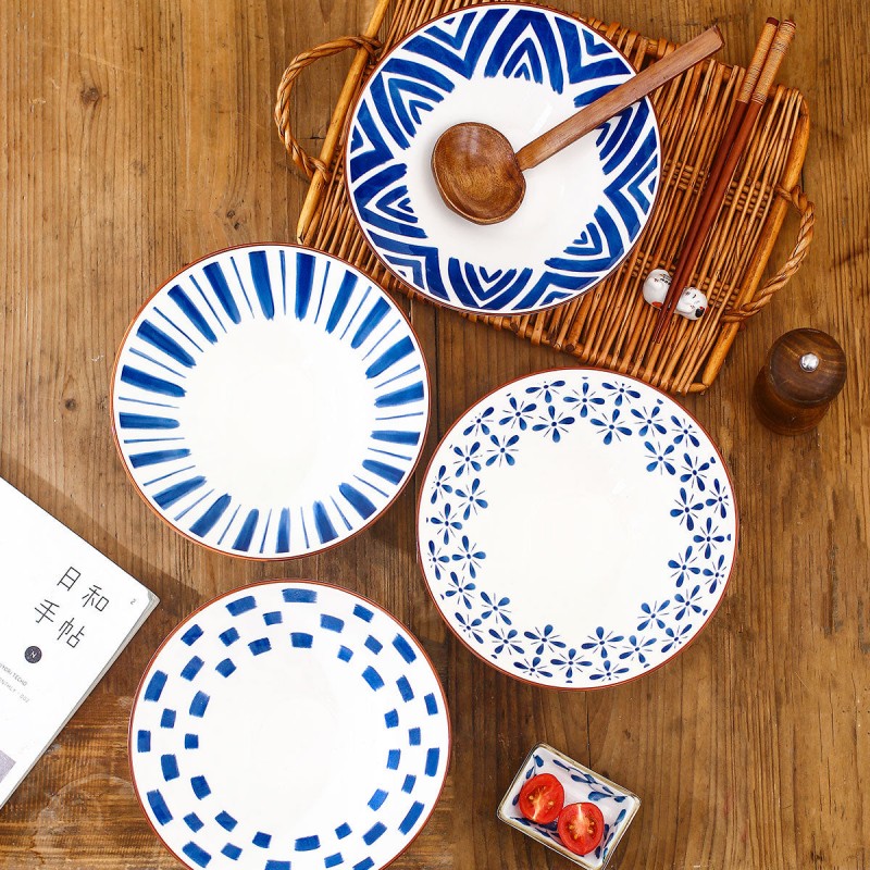 Japanese Elegance: Ceramic Hat-Shaped Rice Bowl - 8 Inches Japanese Elegance: Ceramic Hat-Shaped Rice Bowl - 8 Inches