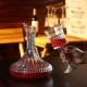Crystal Glass Oblique Decanter Red Wine Dispenser Wine Aerator 1800ml