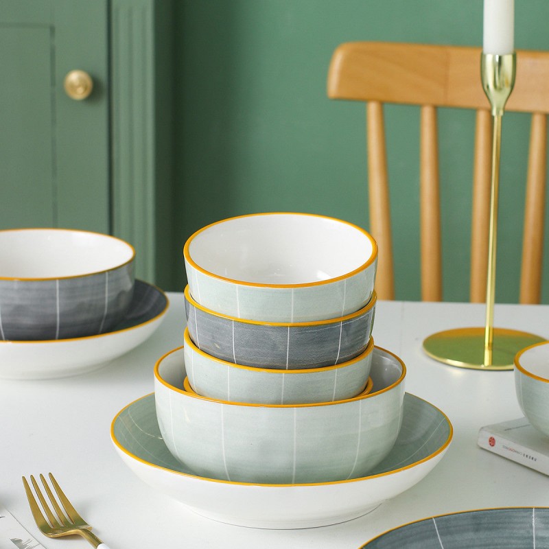 Japanese Phnom Penh Collection: Exquisite 18-Piece Ceramic Dinnerware Set Japanese Phnom Penh Collection: Exquisite 18-Piece Ceramic Dinnerware Set