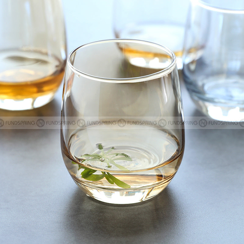 Lead Free Glass Tumblers Set of 6 Water Glass Beer Milk Juice Cups Lead Free Glass Tumblers Set of 6 Water Glass Beer Milk Juice Cups