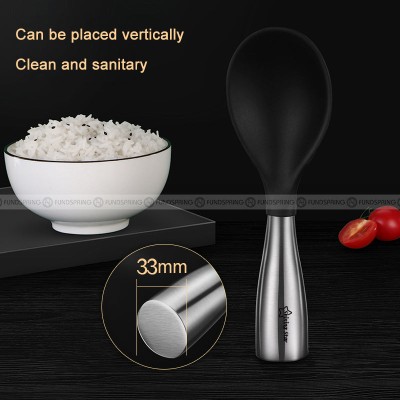 304 Silicone Rice Spoon Rice Cooker Stand-up Rice Shovel 304 Silicone Rice Spoon Rice Cooker Stand-up Rice Shovel