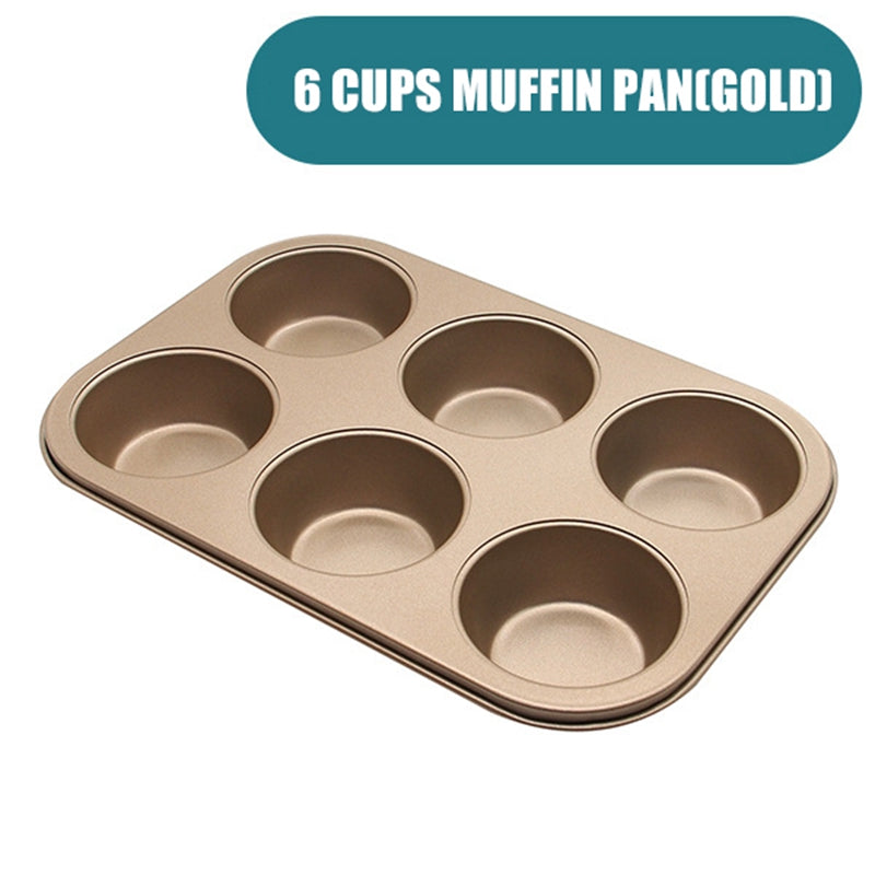 GlideBake Non-Stick Coating Baking Pan: Cupcake, Muffin, and Egg Tart Mold GlideBake Non-Stick Coating Baking Pan: Cupcake, Muffin, and Egg Tart Mold