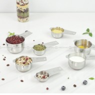 Precision Scale 7-Piece Stainless Steel Measuring Cups Set Precision Scale 7-Piece Stainless Steel Measuring Cups Set