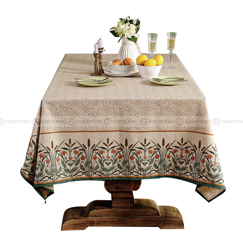 Cutillo Tablecloth Cotton Linen Table Cloth Waterproof Desk Cover Cutillo Tablecloth Cotton Linen Table Cloth Waterproof Desk Cover
