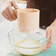 Flour Sieve Powdered Sugar Sieve Handheld Strainer Fine Sieve with Lid Flour Sieve Powdered Sugar Sieve Handheld Strainer Fine Sieve with Lid