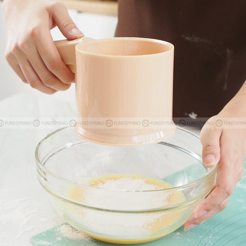 Flour Sieve Powdered Sugar Sieve Handheld Strainer Fine Sieve with Lid Flour Sieve Powdered Sugar Sieve Handheld Strainer Fine Sieve with Lid