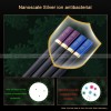 Non-slip Alloy Chopsticks 6 Pairs Family Pack 6 Colors Set Non-slip Alloy Chopsticks 6 Pairs Family Pack 6 Colors Set