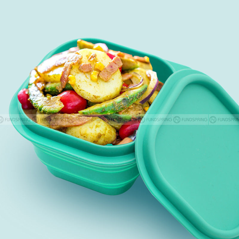 Collapsible Silicone Lunch Bowl: On-the-Go Convenience in a Snap Collapsible Silicone Lunch Bowl: On-the-Go Convenience in a Snap