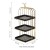 3-Tiered/Deer/Black Plate  + $17.00 