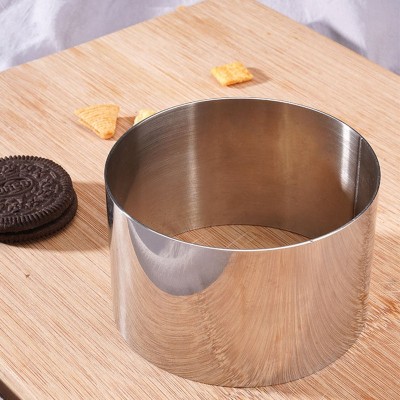 3.5-Inch Round Mousse Circle Cake Baking Mold Pudding Ring 3.5-Inch Round Mousse Circle Cake Baking Mold Pudding Ring