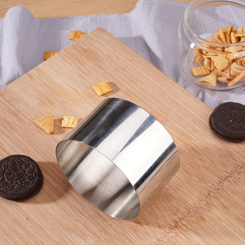 3.5-Inch Round Mousse Circle Cake Baking Mold Pudding Ring 3.5-Inch Round Mousse Circle Cake Baking Mold Pudding Ring