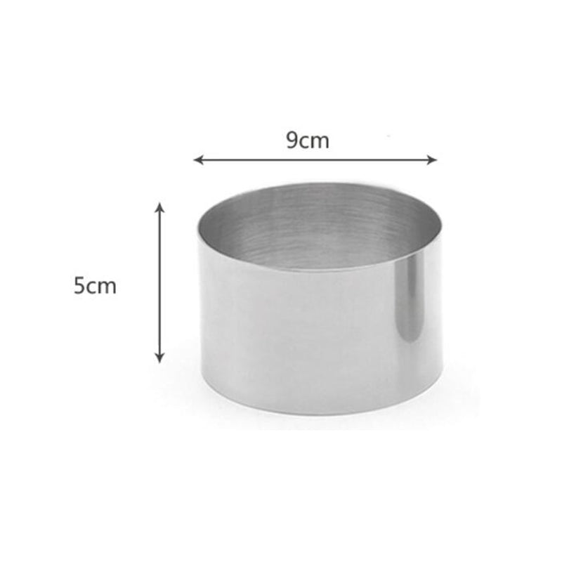 3.5-Inch Round Mousse Circle Cake Baking Mold Pudding Ring 3.5-Inch Round Mousse Circle Cake Baking Mold Pudding Ring