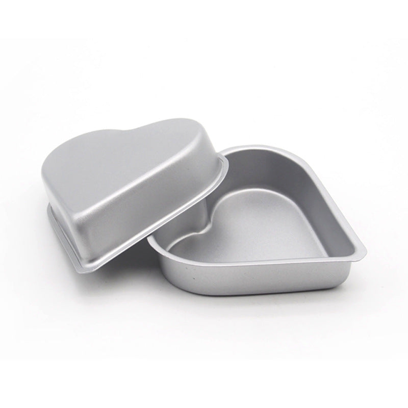 3.5-Inch Heart Pudding Mold Cake Bread Cup Mold Non-stick Baking Pan 3.5-Inch Heart Pudding Mold Cake Bread Cup Mold Non-stick Baking Pan