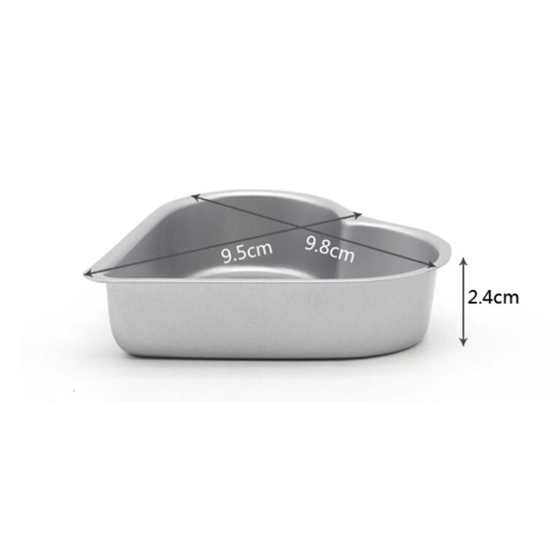 3.5-Inch Heart Pudding Mold Cake Bread Cup Mold Non-stick Baking Pan 3.5-Inch Heart Pudding Mold Cake Bread Cup Mold Non-stick Baking Pan