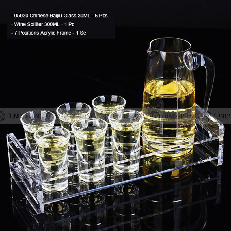 Spirit Glass Swallow Glass Wine Glass Set with Acrylic Cup Holder Spirit Glass Swallow Glass Wine Glass Set with Acrylic Cup Holder