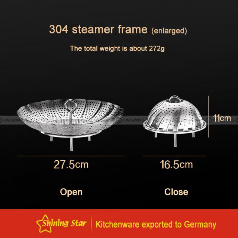 Foldable Steamer Frame Sttainless Steel Steamer Rack Steamer Insert Foldable Steamer Frame Sttainless Steel Steamer Rack Steamer Insert