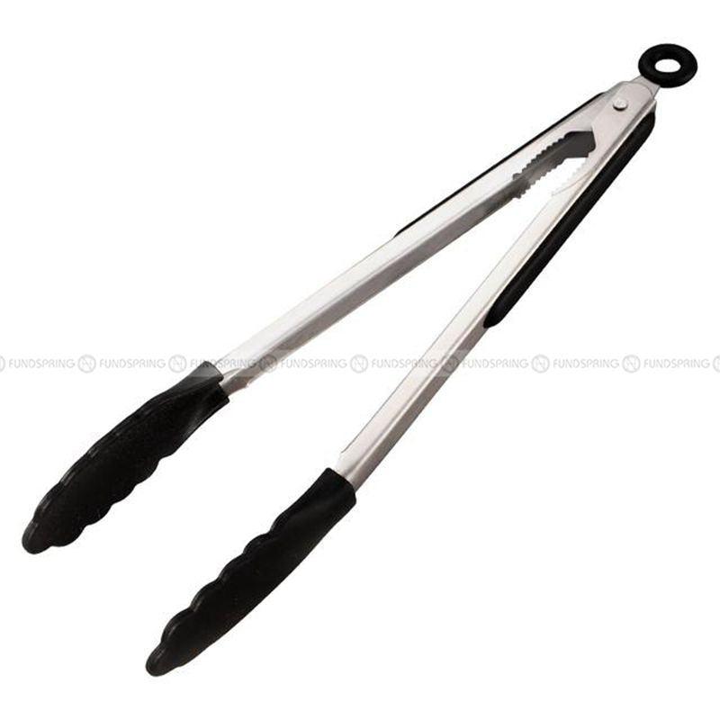 Silicone Food Clip 304 Stainless Steel Steak Grill Clamp BBQ Tongs Silicone Food Clip 304 Stainless Steel Steak Grill Clamp BBQ Tongs