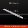304 Stainless Steel Rolling Pin Household Kitchen Tool Pressing Tool 304 Stainless Steel Rolling Pin Household Kitchen Tool Pressing Tool