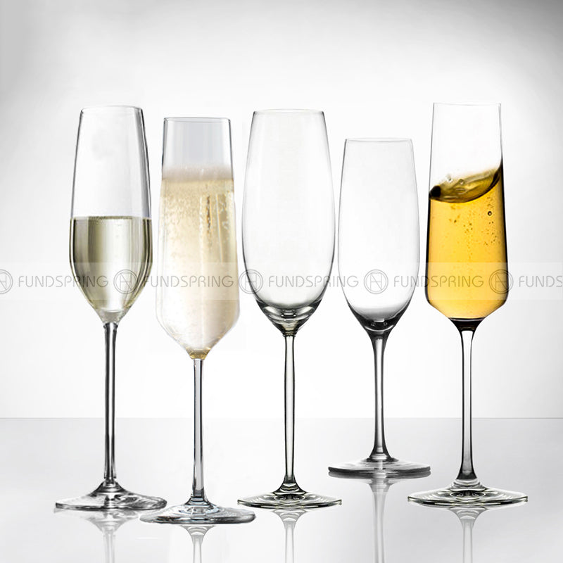 Crystal Goblet Champagne Glass Flutes Rum Glass Set of Two Crystal Goblet Champagne Glass Flutes Rum Glass Set of Two