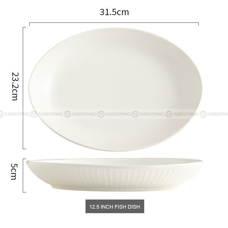 Nordic Tableware Vertical Stripes Dinnerware Ceramic Bowls Plates Nordic Tableware Vertical Stripes Dinnerware Ceramic Bowls Plates