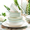 Porcelain Dinnerware Set Bowls Plates Bone China Tableware 50 Pcs Porcelain Dinnerware Set Bowls Plates Bone China Tableware 50 Pcs