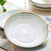 Porcelain Dinnerware Set Bowls Plates Bone China Tableware 50 Pcs Porcelain Dinnerware Set Bowls Plates Bone China Tableware 50 Pcs