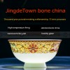 Bone China Dinnerware Set Chinese Arts Porcelain Tableware 50 Pcs Bone China Dinnerware Set Chinese Arts Porcelain Tableware 50 Pcs