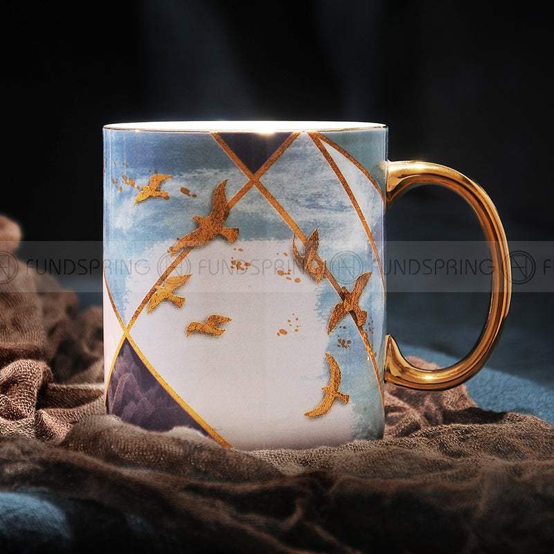 European Light Luxury Bone China Tea Cup - Elegant Ceramic Tea - Coffee Mug European Light Luxury Bone China Tea Cup - Elegant Ceramic Tea - Coffee Mug