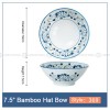 Blue and White Under Glazed Ceramic Bowl Japan Style 7.5" Set of 4 Blue and White Under Glazed Ceramic Bowl Japan Style 7.5" Set of 4