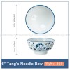 Blue and White Ceramic Bowl Under Glazed Japan Style 6" Bowl Set of 4 Blue and White Ceramic Bowl Under Glazed Japan Style 6" Bowl Set of 4