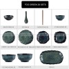 Kiln Under glazed Ceramic Tableware Creative Lotus Leaf Tableware Set Kiln Under glazed Ceramic Tableware Creative Lotus Leaf Tableware Set