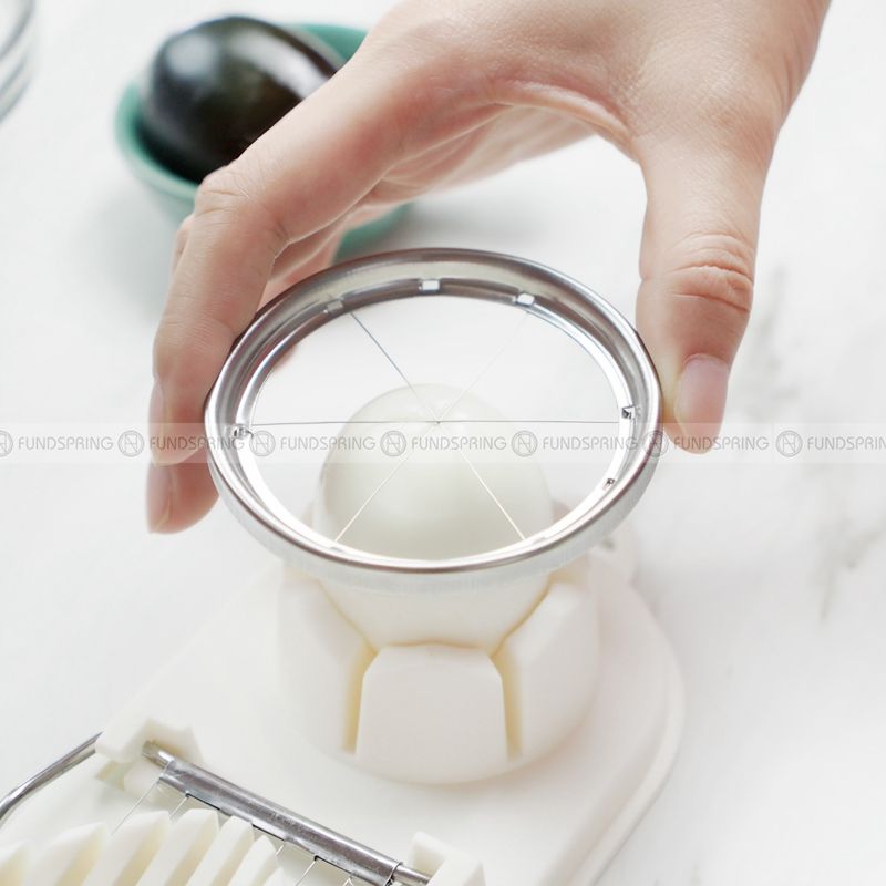 Versatile Egg Slicing Mastery: 2-in-1 Egg Slicer and Section Cutter Versatile Egg Slicing Mastery: 2-in-1 Egg Slicer and Section Cutter