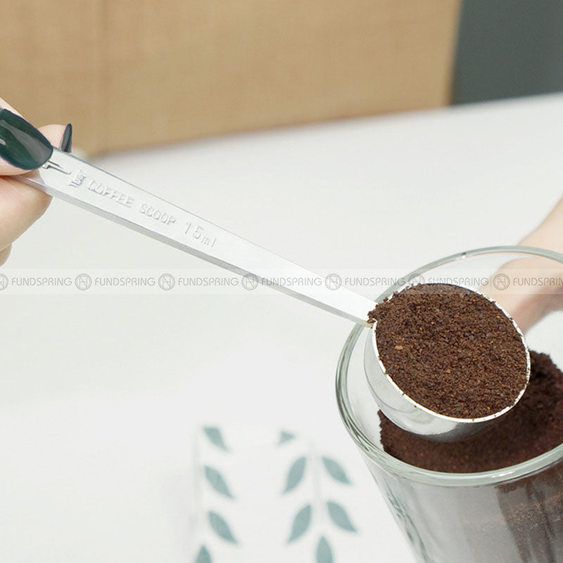 Stainless Steel 15ml Long-handle Coffee Measuring Spoon Stainless Steel 15ml Long-handle Coffee Measuring Spoon