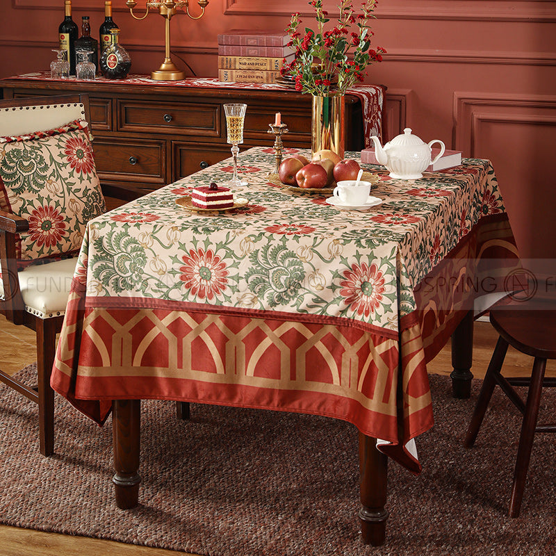 Claren Tablecloth Table Cover New Year Decoration Velvet Table Cloth