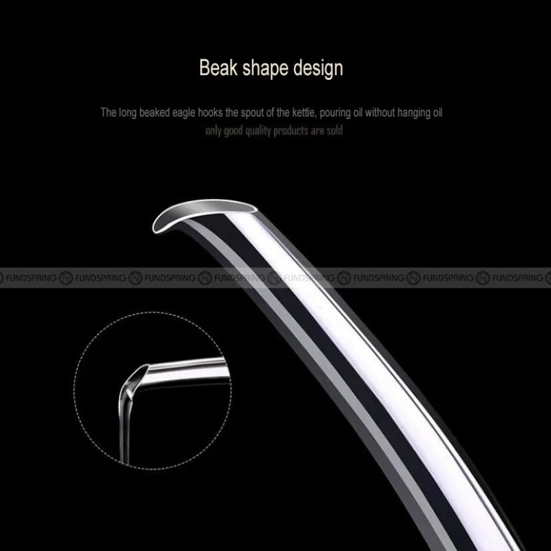 304 Stainless Steel Oil Kettle Wide Mouth Seasoning Bottle 304 Stainless Steel Oil Kettle Wide Mouth Seasoning Bottle